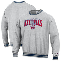 Navy Washington Nationals Champion Reverse Weave Sweatshirt