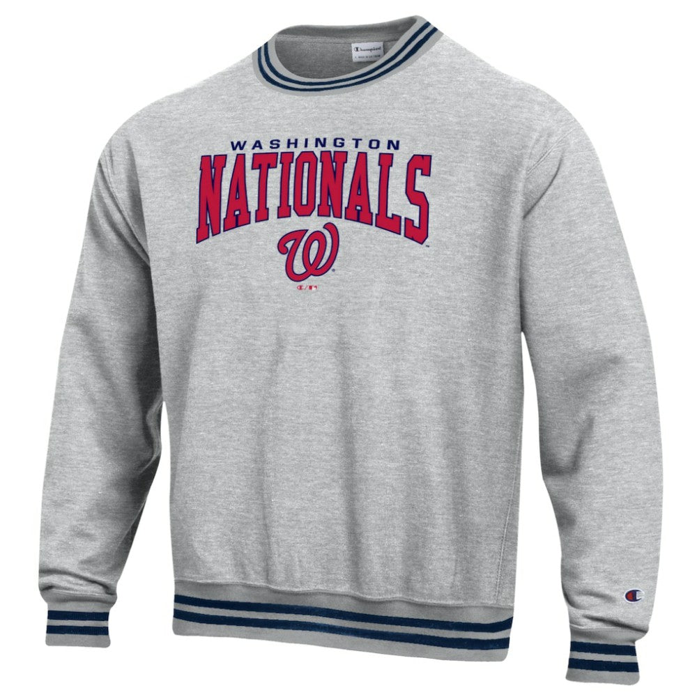 Navy Washington Nationals Champion Reverse Weave Sweatshirt