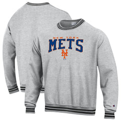 Black New York Mets Champion Reverse Weave Sweatshirt