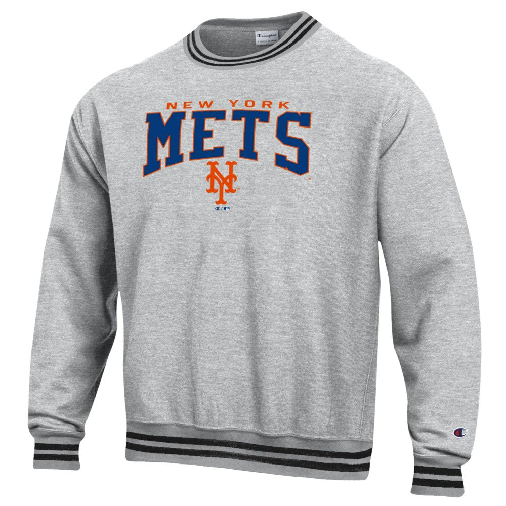 Black New York Mets Champion Reverse Weave Sweatshirt