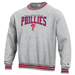Red Philadelphia Phillies Champion Reverse Weave Sweatshirt