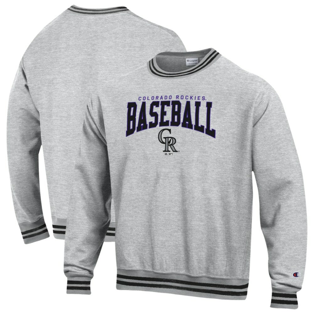Black Colorado Rockies Champion Reverse Weave Sweatshirt