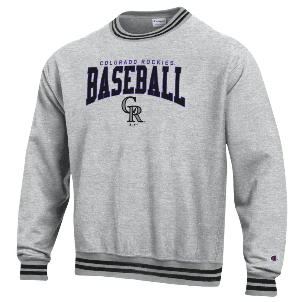 Black Colorado Rockies Champion Reverse Weave Sweatshirt