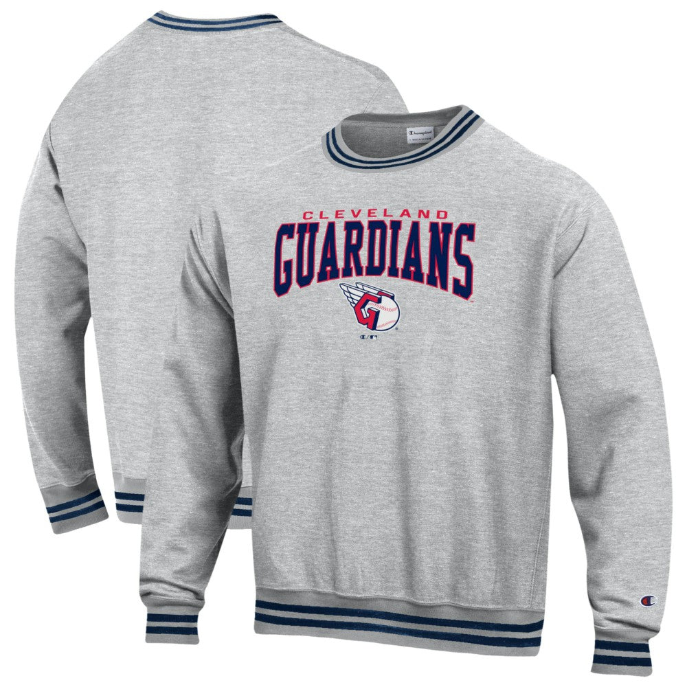 Navy Cleveland Guardians Champion Reverse Weave Sweatshirt