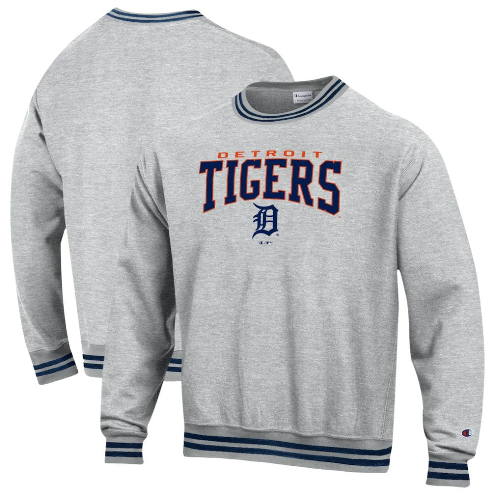 Navy Detroit Tigers Champion Reverse Weave Sweatshirt