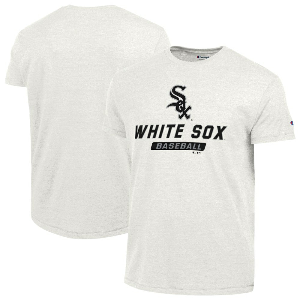 White Chicago White Sox Champion Ultimate Tri-blend T-Shirt