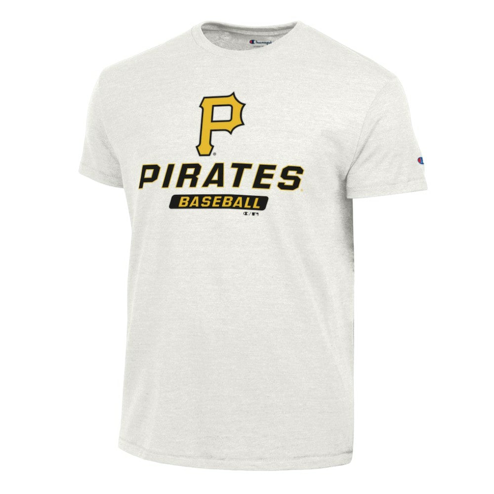 White Pittsburgh Pirates Champion Ultimate Tri-blend T-Shirt