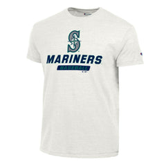 White Seattle Mariners Champion Ultimate Tri-blend T-Shirt