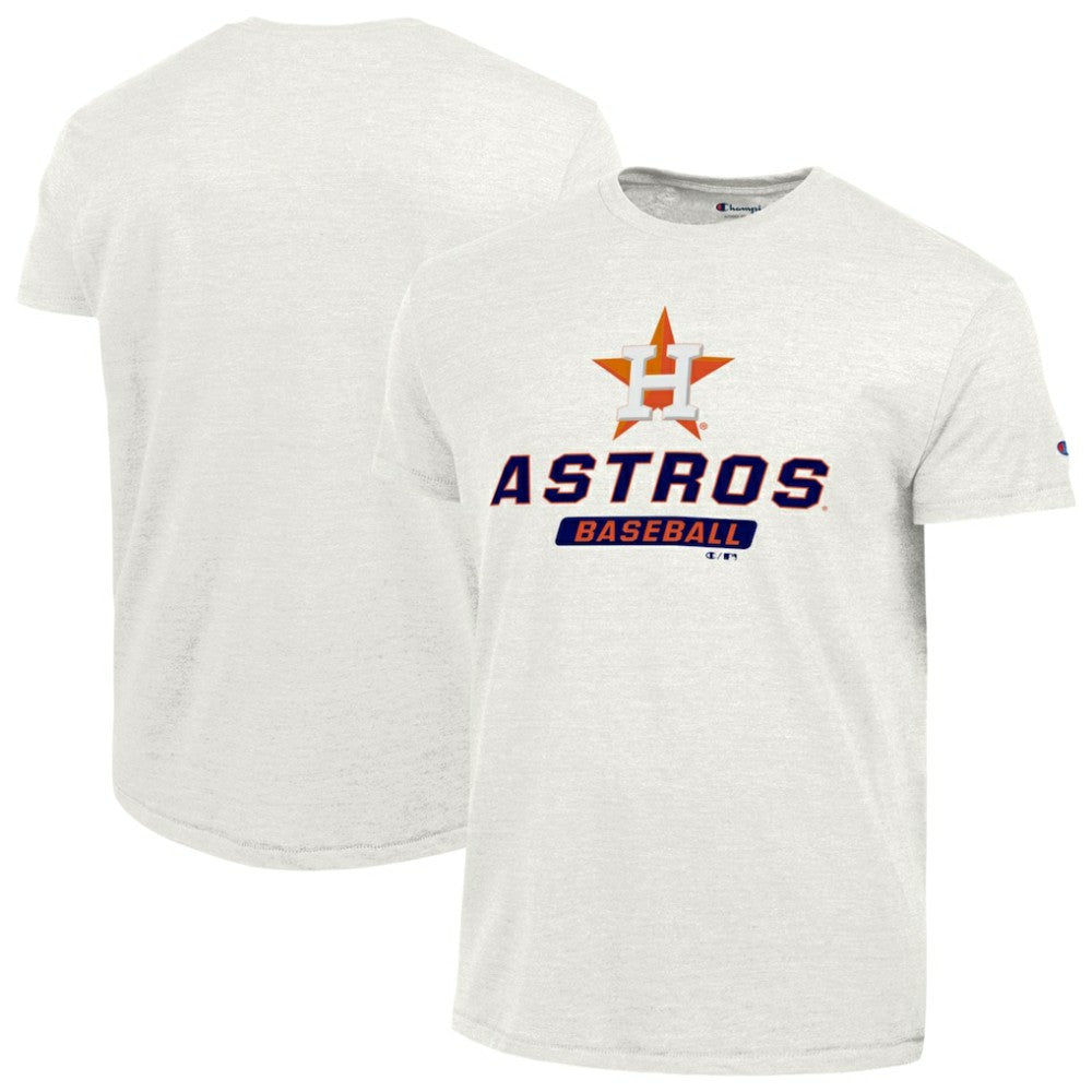 White Houston Astros Champion Ultimate Tri-blend T-Shirt