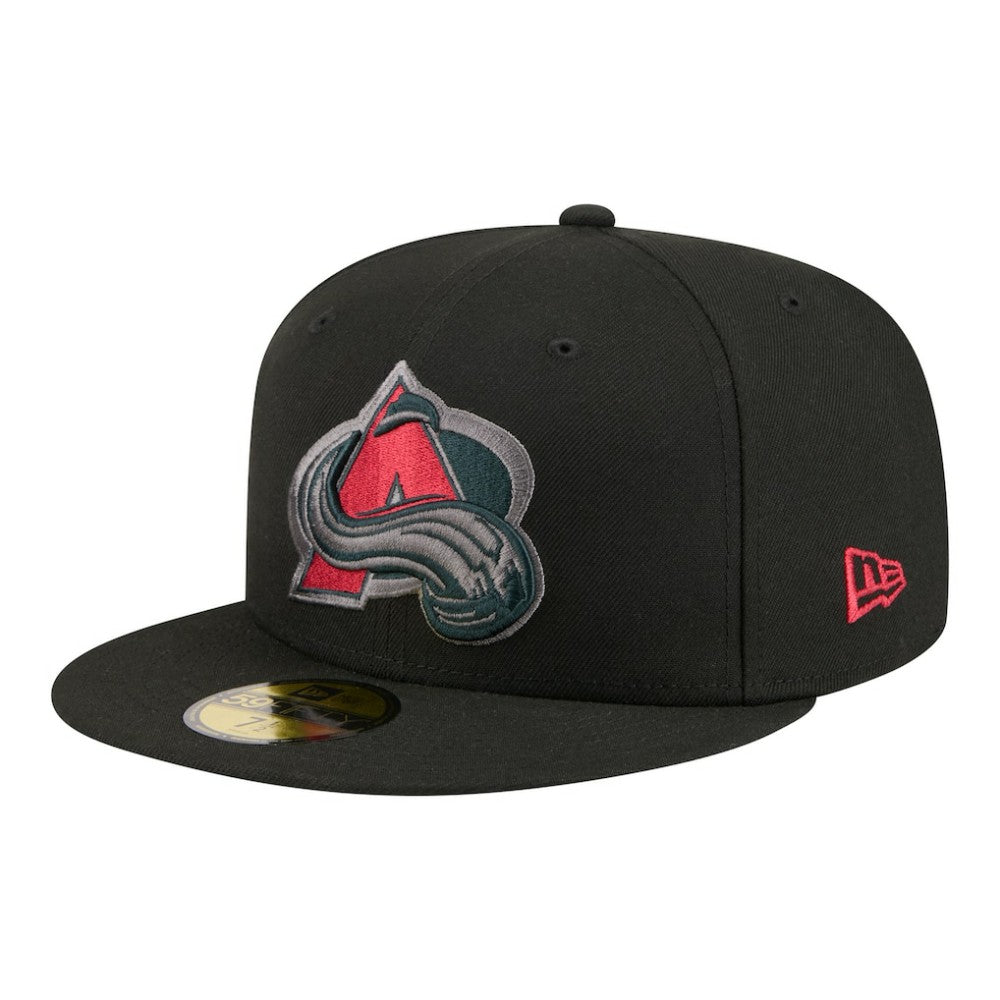 NHL Colorado Avalanche New Era Color Pop 59FIFTY Fitted Hat