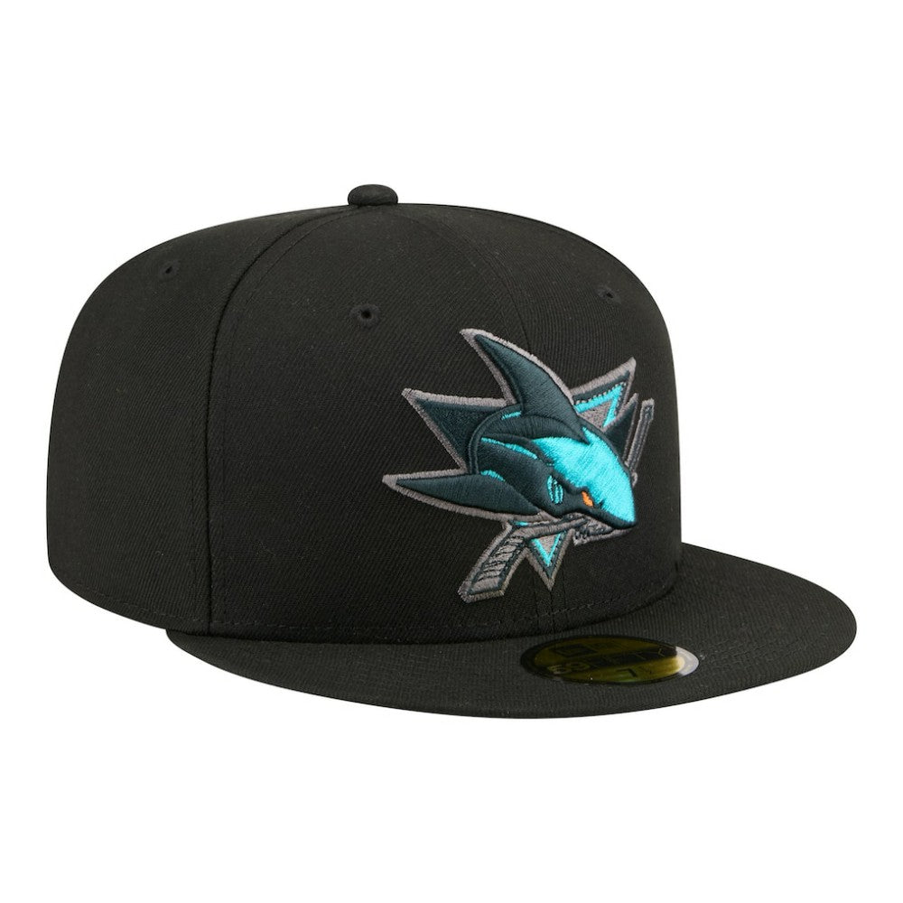 NHL San Jose Sharks New Era Color Pop 59FIFTY Fitted Hat