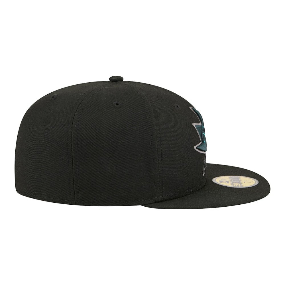 NHL San Jose Sharks New Era Color Pop 59FIFTY Fitted Hat