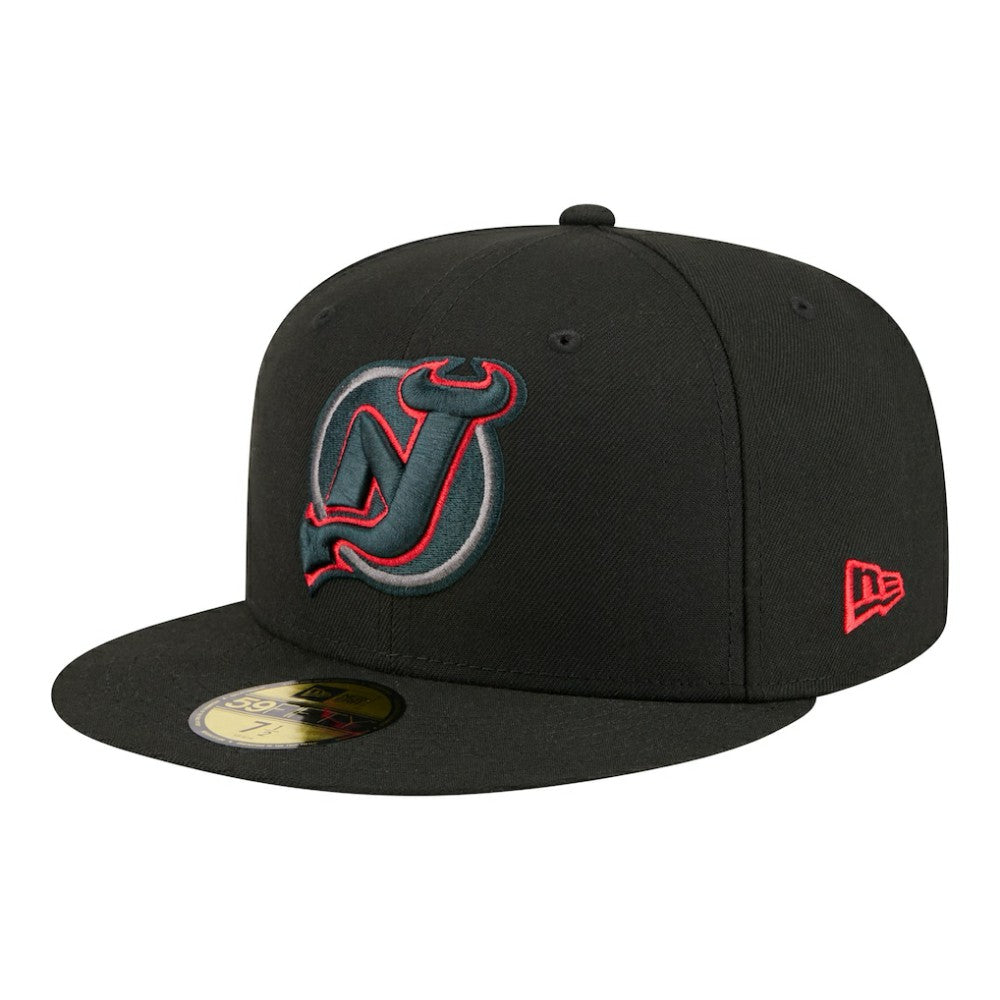 NHL New Jersey Devils New Era Color Pop 59FIFTY Fitted Hat