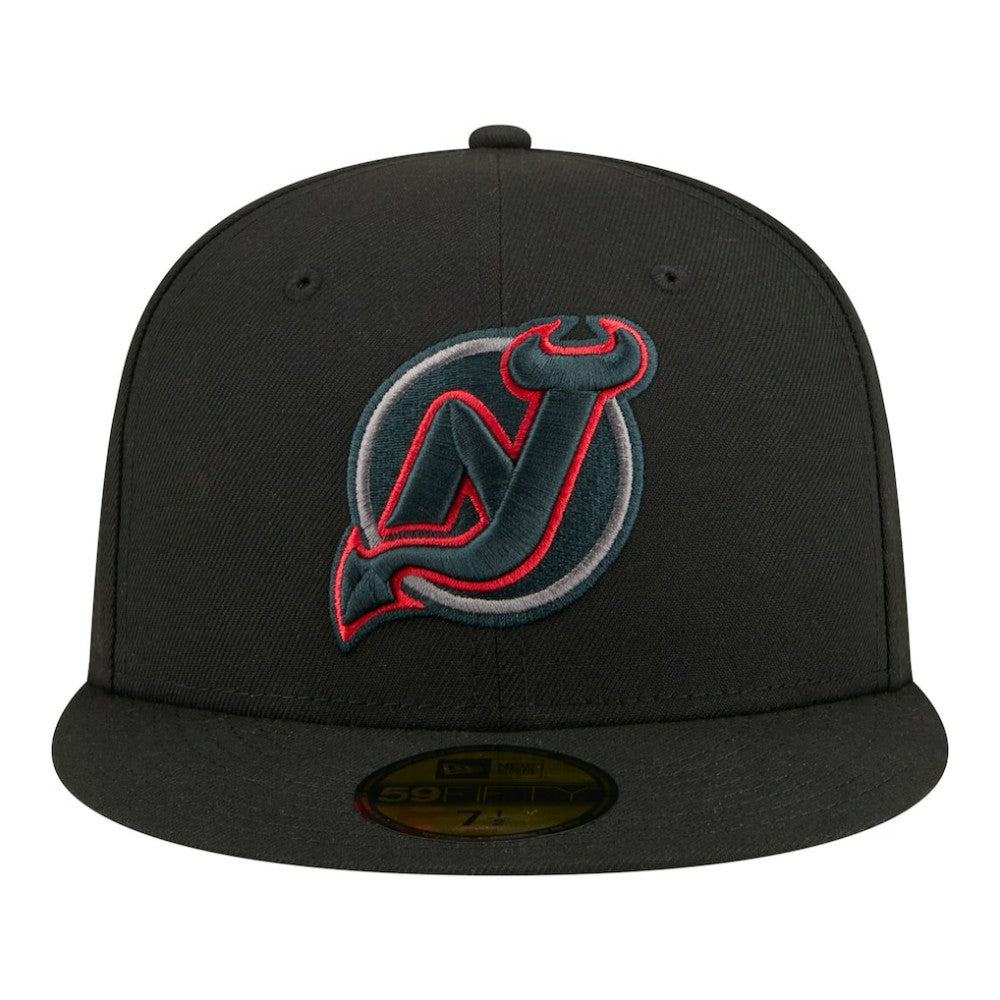 NHL New Jersey Devils New Era Color Pop 59FIFTY Fitted Hat
