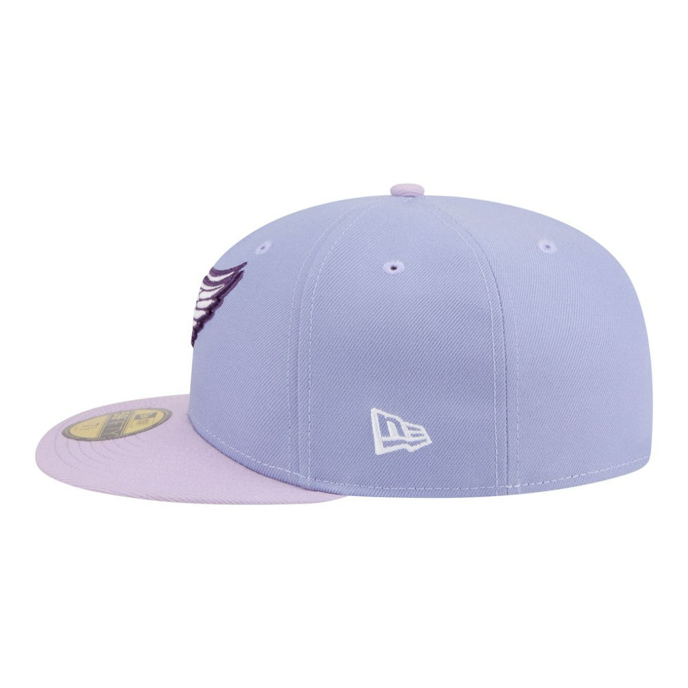 NHL Detroit Red Wings New Era Lavender Bloom 59FIFTY Fitted Hat