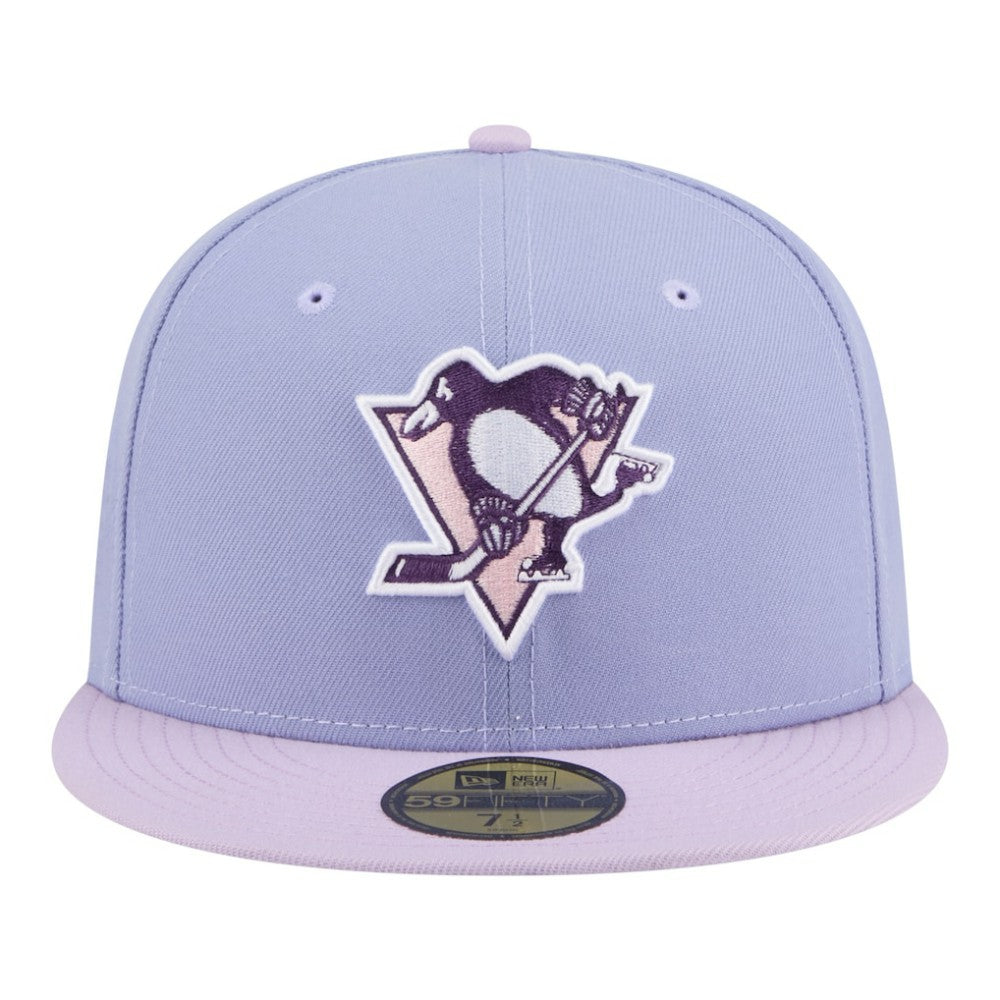 NHL Pittsburgh Penguins New Era Lavender Bloom 59FIFTY Fitted Hat