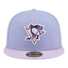 NHL Pittsburgh Penguins New Era Lavender Bloom 59FIFTY Fitted Hat