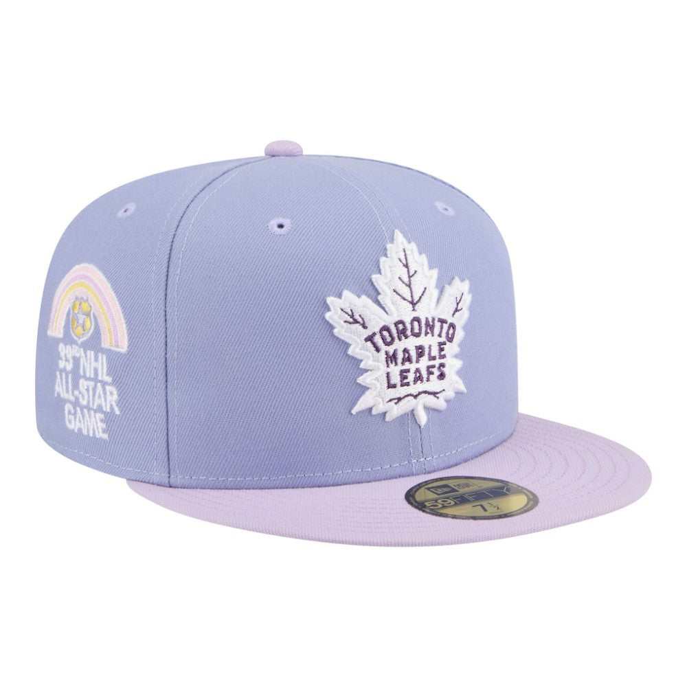 NHL Toronto Maple Leafs New Era Lavender Bloom 59FIFTY Fitted Hat
