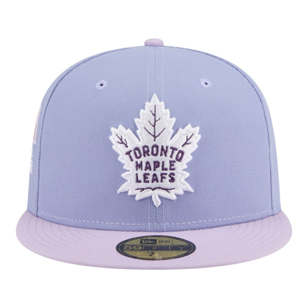 NHL Toronto Maple Leafs New Era Lavender Bloom 59FIFTY Fitted Hat