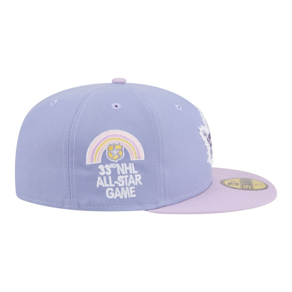 NHL Toronto Maple Leafs New Era Lavender Bloom 59FIFTY Fitted Hat