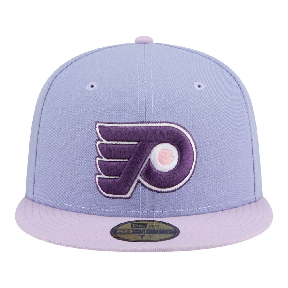 NHL Philadelphia Flyers New Era Lavender Bloom 59FIFTY Fitted Hat