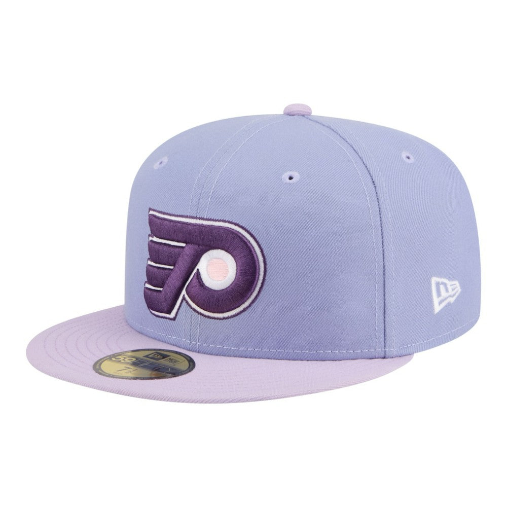 NHL Philadelphia Flyers New Era Lavender Bloom 59FIFTY Fitted Hat