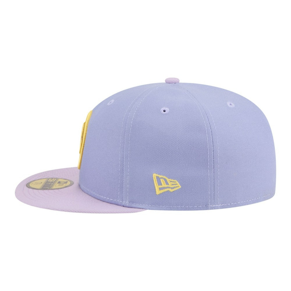 NHL Boston Bruins New Era Lavender Bloom 59FIFTY Fitted Hat