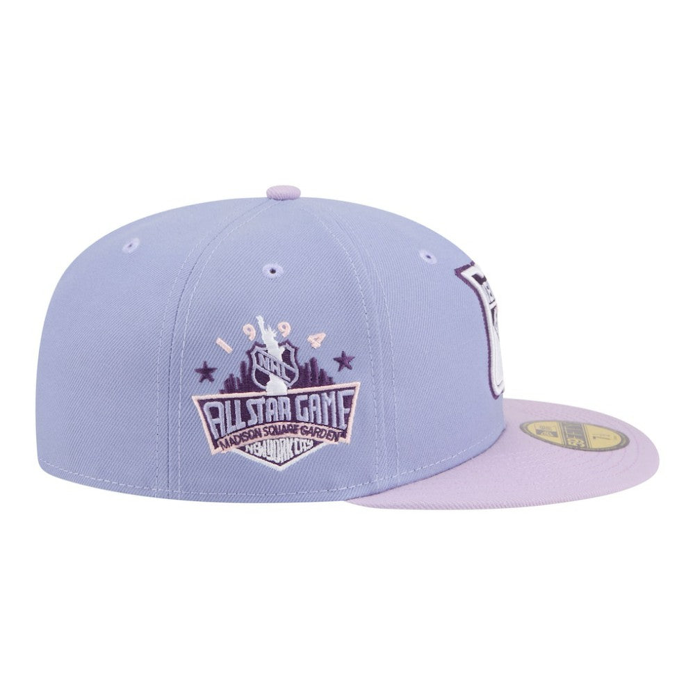NHL New York Rangers New Era Lavender Bloom 59FIFTY Fitted Hat