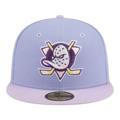NHL Anaheim Ducks New Era Lavender Bloom 59FIFTY Fitted Hat