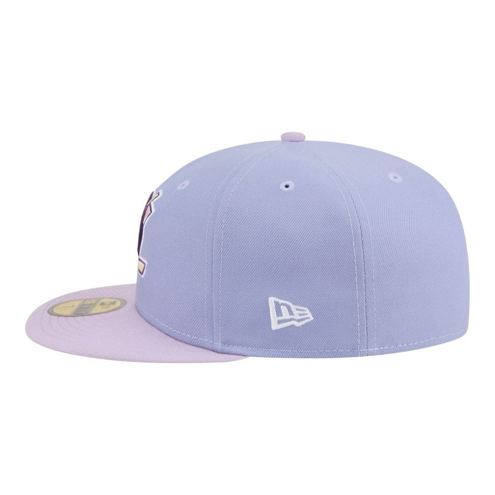 NHL Anaheim Ducks New Era Lavender Bloom 59FIFTY Fitted Hat