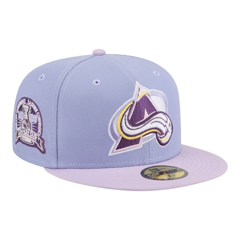 NHL Colorado Avalanche New Era Lavender Bloom 59FIFTY Fitted Hat