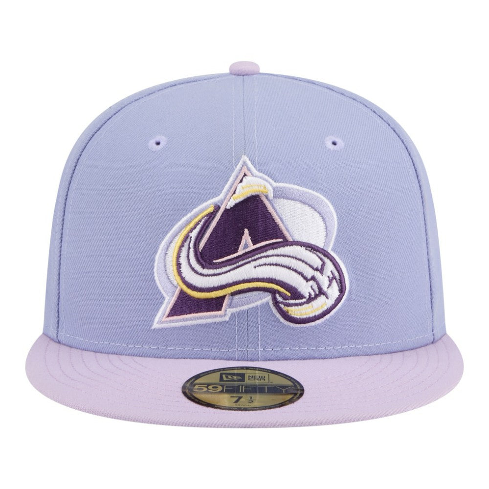 NHL Colorado Avalanche New Era Lavender Bloom 59FIFTY Fitted Hat