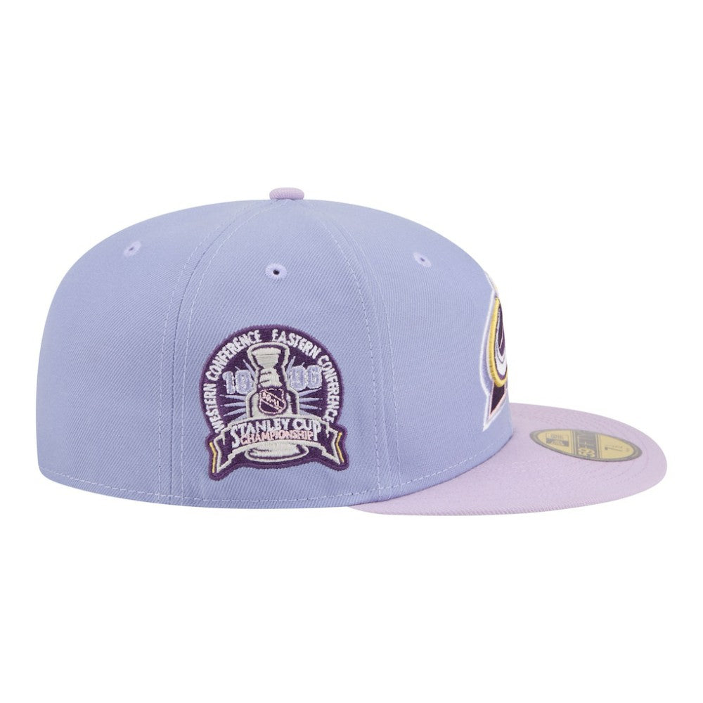 NHL Colorado Avalanche New Era Lavender Bloom 59FIFTY Fitted Hat