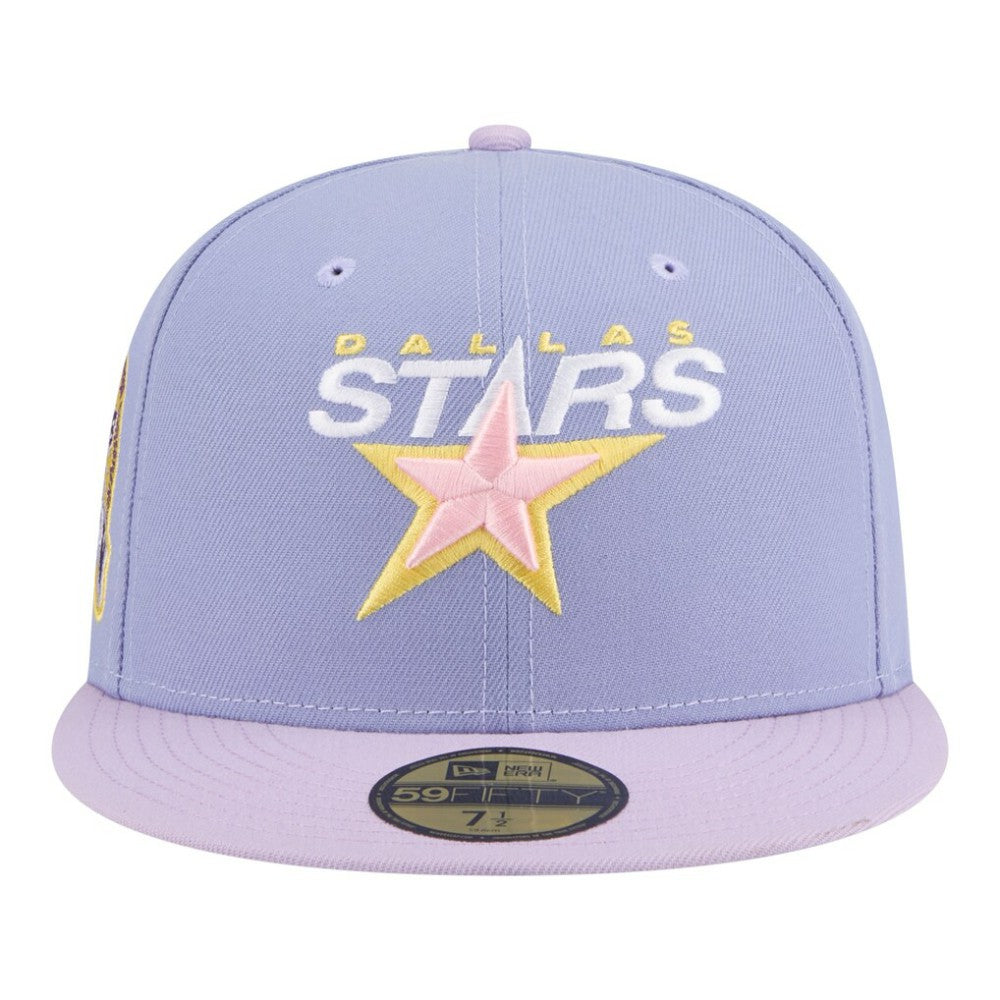 NHL Dallas Stars New Era Lavender Bloom 59FIFTY Fitted Hat