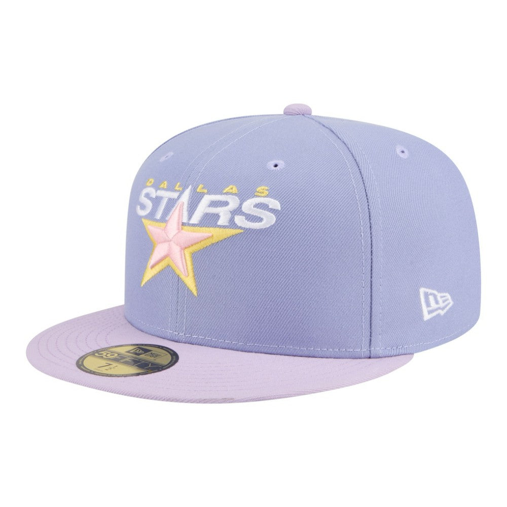 NHL Dallas Stars New Era Lavender Bloom 59FIFTY Fitted Hat