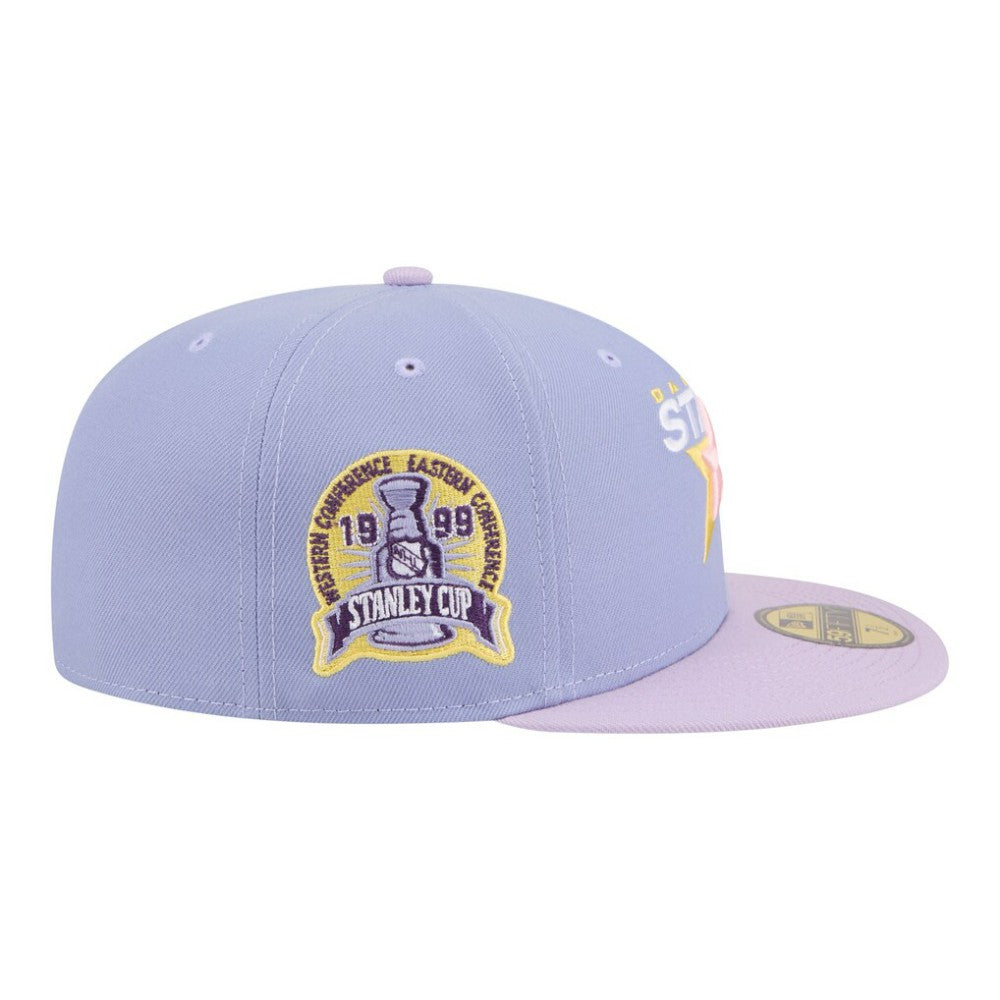 NHL Dallas Stars New Era Lavender Bloom 59FIFTY Fitted Hat