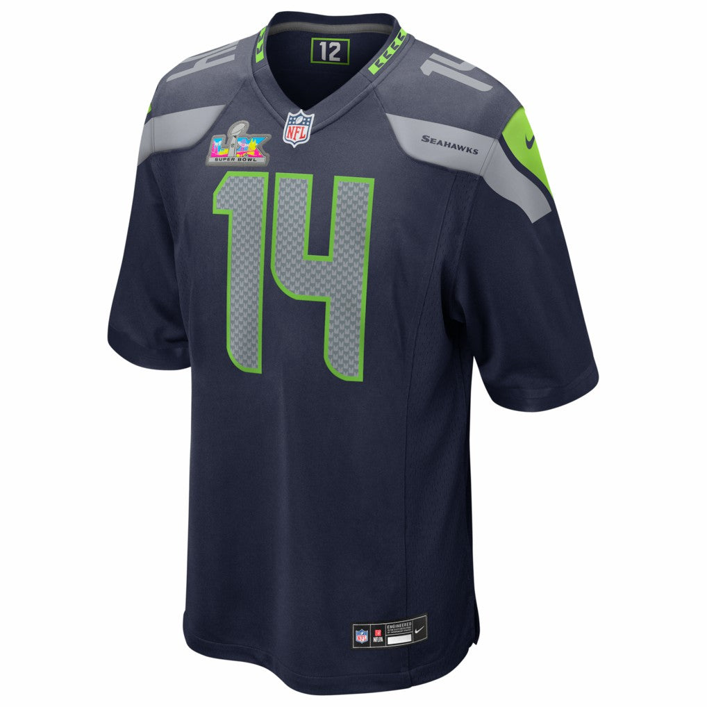 Sam Darnold  Super Bowl LX Patch Game Jersey - Seattle Seahawks Jerseys
