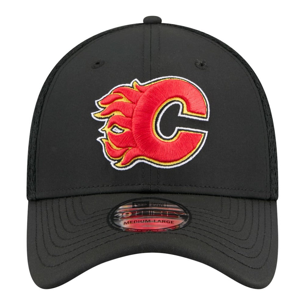 NHL Calgary Flames New Era Logo 39THIRTY Flex Hat
