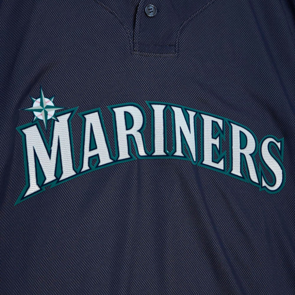 Navy Ichiro Suzuki Seattle Mariners Mitchell & Ness Big & Tall Cooperstown Mesh Batting Practice Jersey