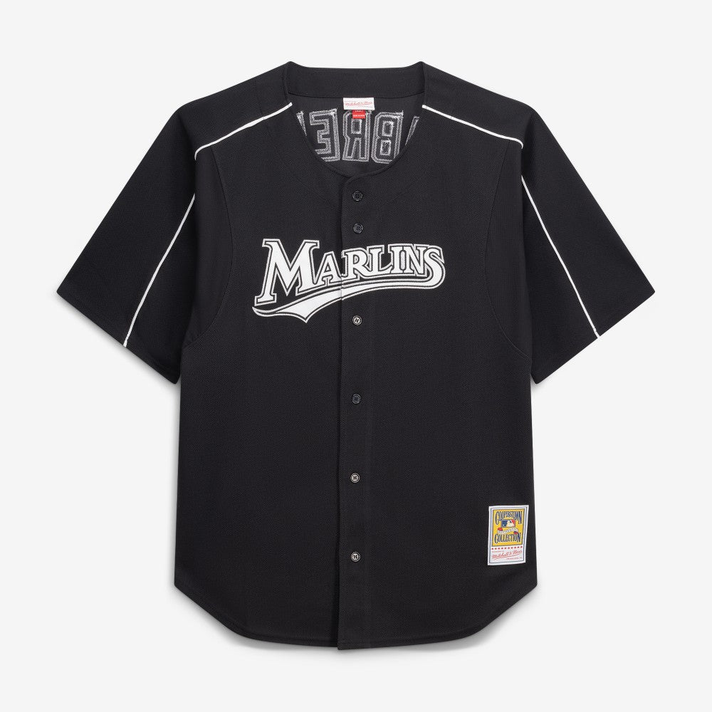 Black Miguel Cabrera Miami Marlins Mitchell & Ness Big & Tall Cooperstown Mesh Batting Practice Jersey