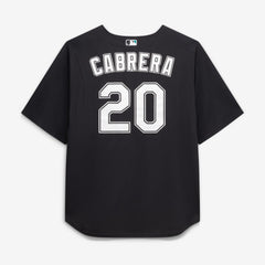 Black Miguel Cabrera Miami Marlins Mitchell & Ness Big & Tall Cooperstown Mesh Batting Practice Jersey