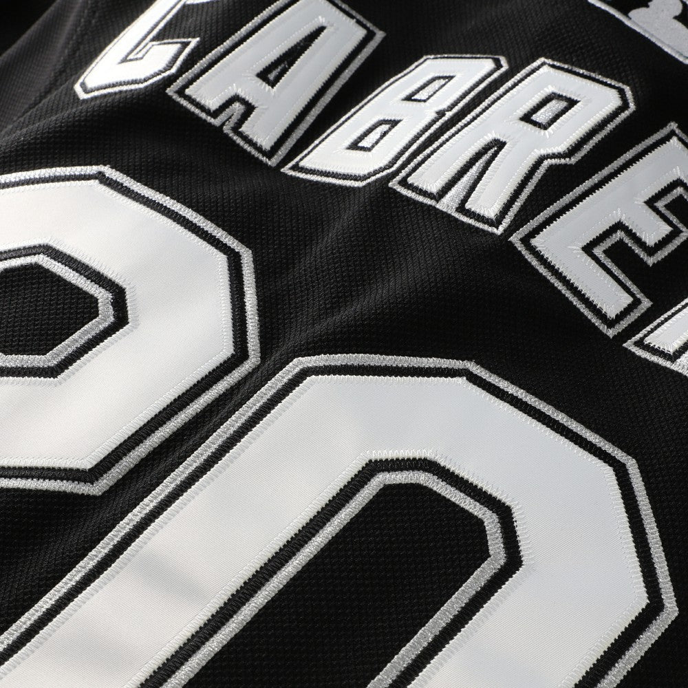 Black Miguel Cabrera Miami Marlins Mitchell & Ness Big & Tall Cooperstown Mesh Batting Practice Jersey