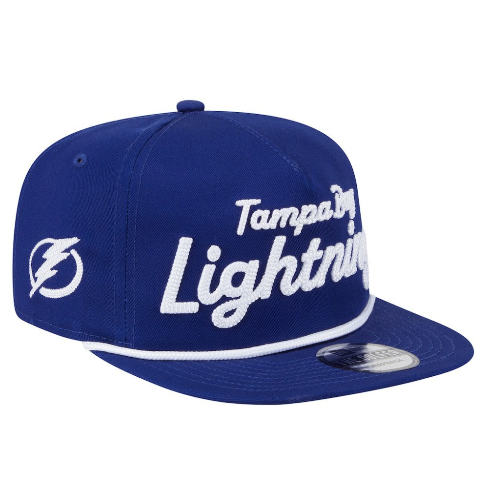 NHL Tampa Bay Lightning New Era Team Text Golfer Adjustable Hat