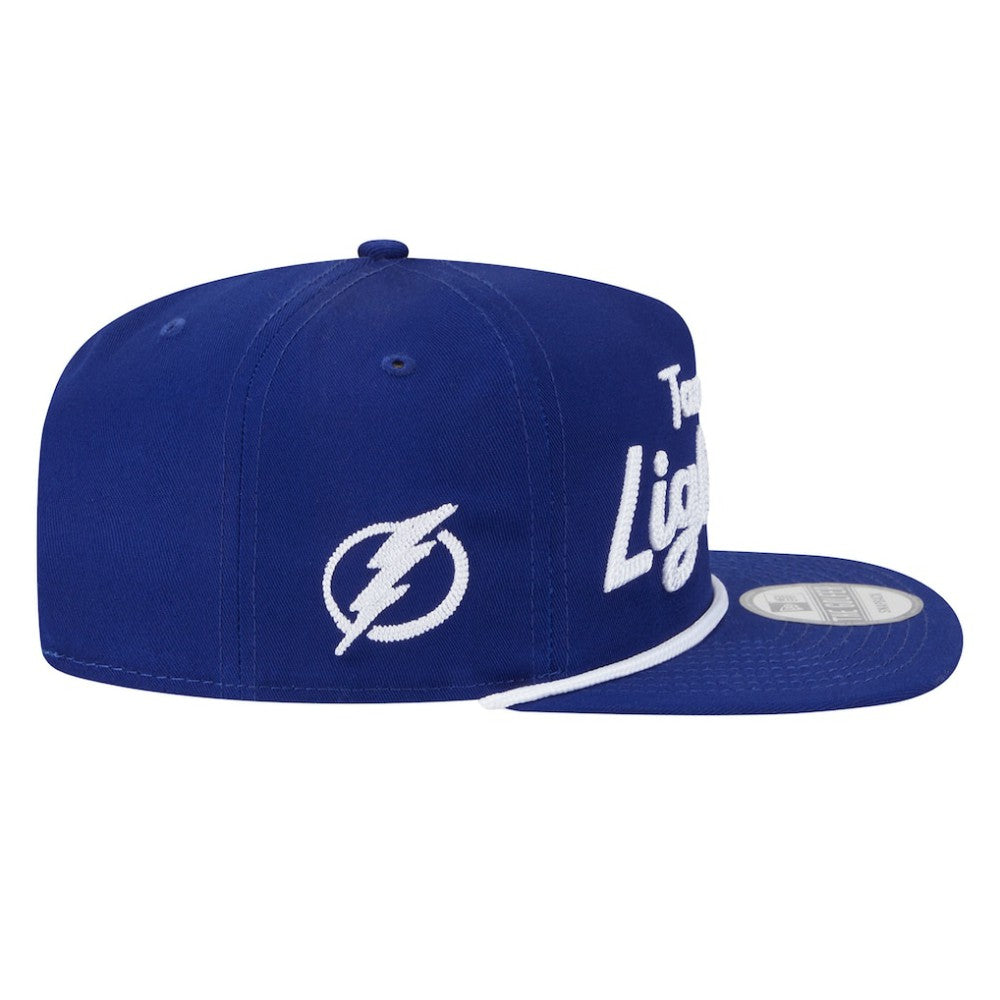 NHL Tampa Bay Lightning New Era Team Text Golfer Adjustable Hat