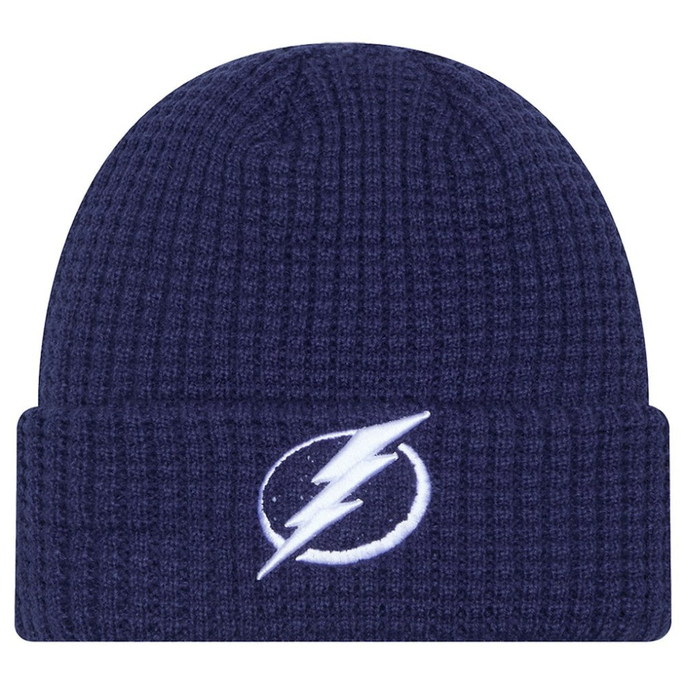NHL Tampa Bay Lightning New Era Waffle Cuffed Knit Hat