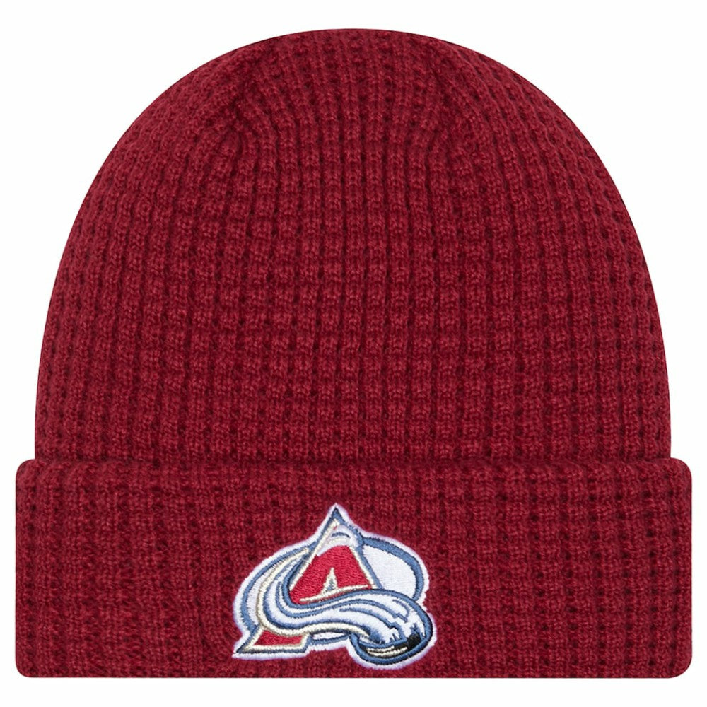 NHL Colorado Avalanche New Era Waffle Cuffed Knit Hat