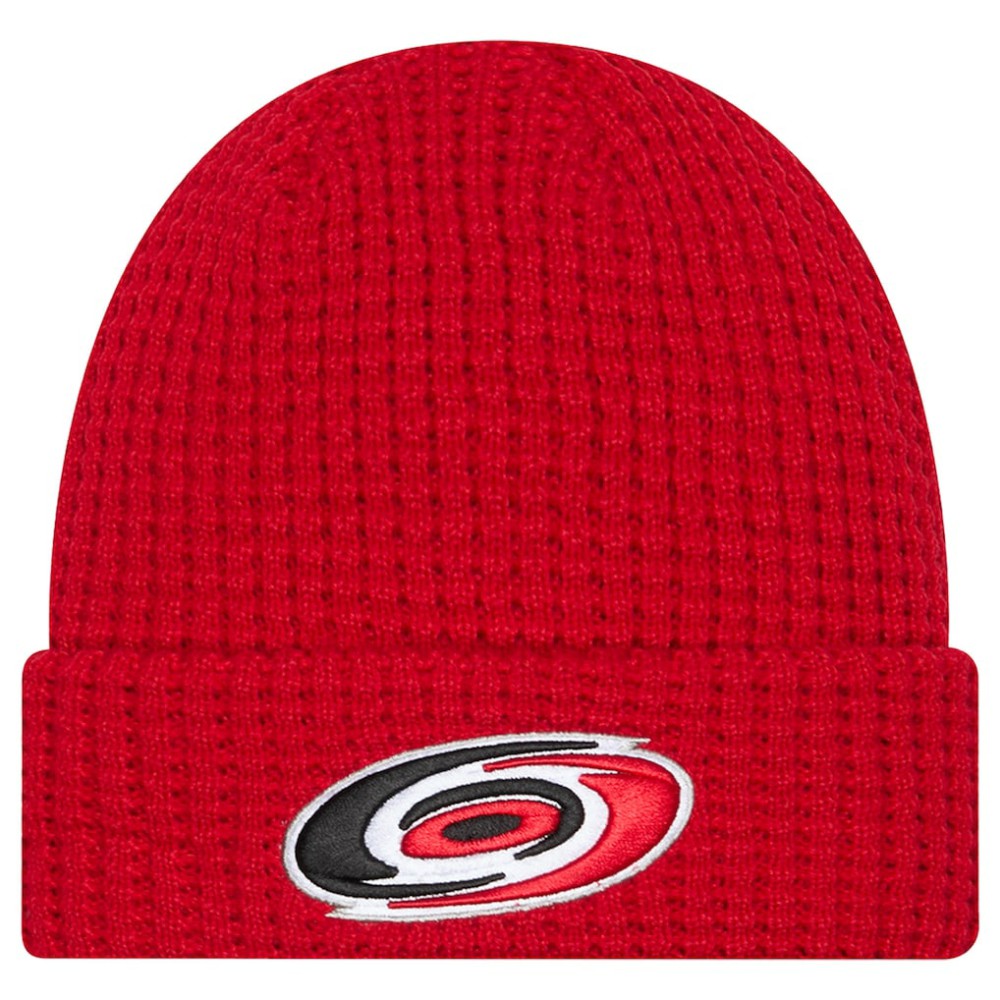 NHL Carolina Hurricanes New Era Waffle Cuffed Knit Hat
