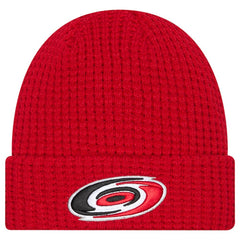 NHL Carolina Hurricanes New Era Waffle Cuffed Knit Hat