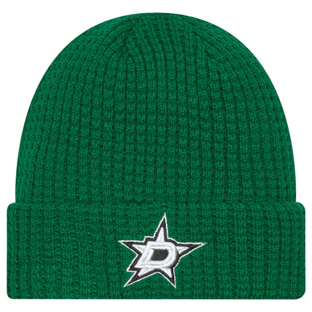 NHL Dallas Stars New Era Waffle Cuffed Knit Hat