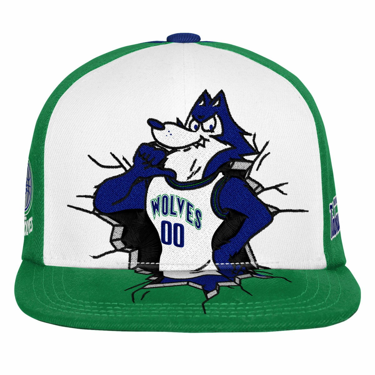 Mitchell & Ness Minnesota Timberwolves Youth Mascot Snapback Hat